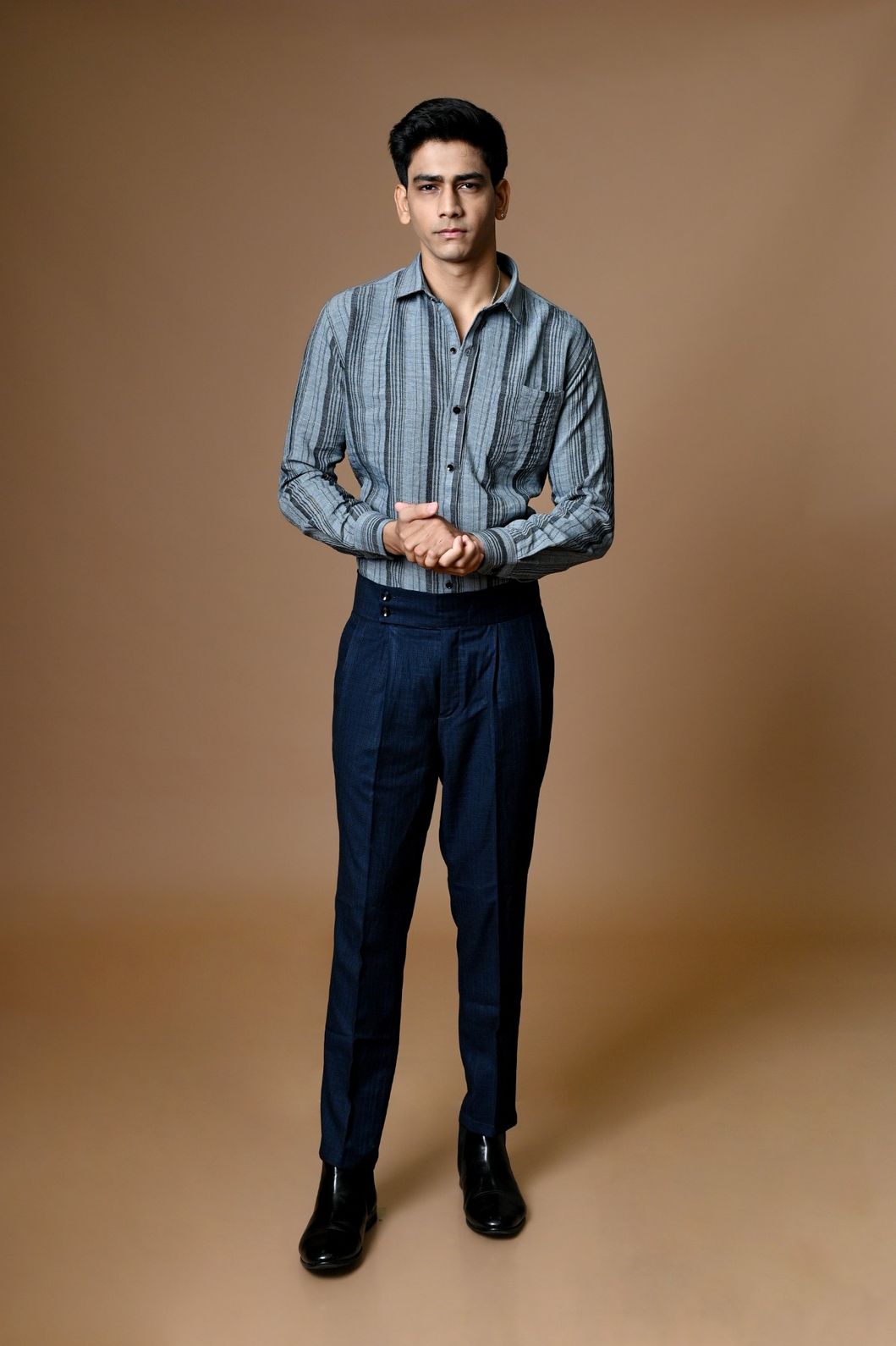 Pista Linen Stripe Shirt - Image 4
