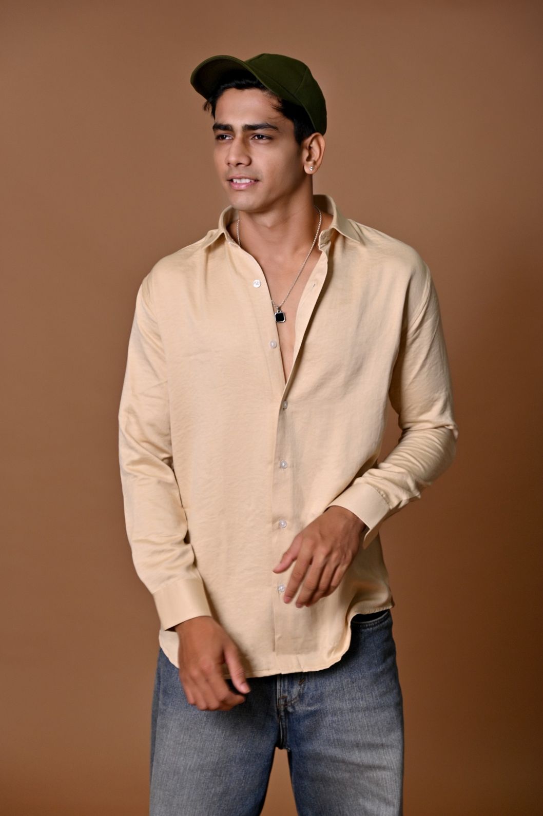 Skin Swed Satin Shirt - Image 3